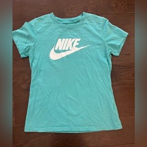 Nike Turquoise T-Shirt with Large Logo 💙✨